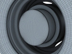 truck wheel v 1 3D Model