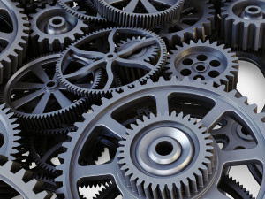 pile of scattered gears v 1 3D Model