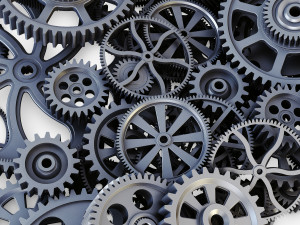 pile of scattered gears v 1 3D Model