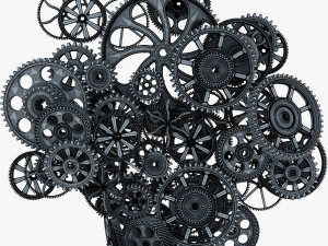 pile of scattered gears v 1 3D Model