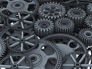 pile of scattered gears v 1 3D Model