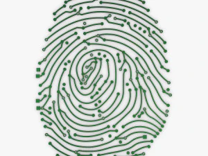 електронний відбиток пальця v1 3D Модель