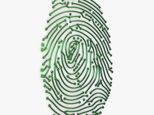 electronic fingerprint v 1 Modèle 3D