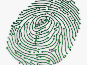 electronic fingerprint v 1 Modèle 3D