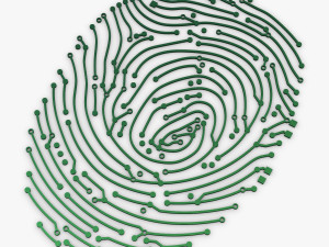 electronic fingerprint v 1 Modèle 3D