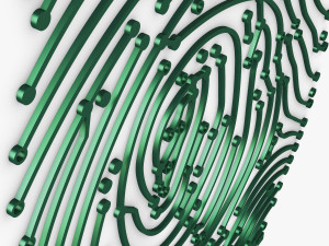 electronic fingerprint v 1 Modèle 3D