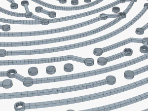 electronic fingerprint v 1 3D Model