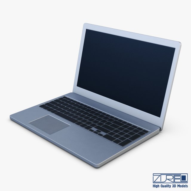 laptop v 2 3D Модель .c4d .max .obj .3ds .fbx .stl .blend 