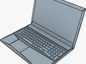 laptop v 2 3D Model
