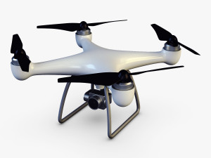 drone quadcopter v 1 3D Model