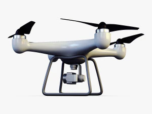 drone quadcopter v 1 3D Model