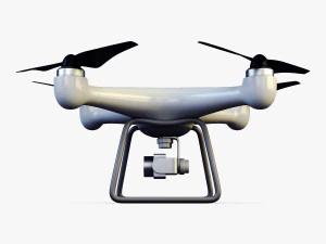 drone quadcopter v 1 3D Model