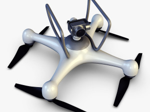drone quadcopter v 1 Modelo 3D
