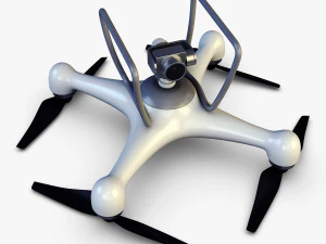 drone quadcopter v 1 3D Model