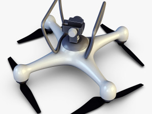 drone quadcopter v 1 Modelo 3D