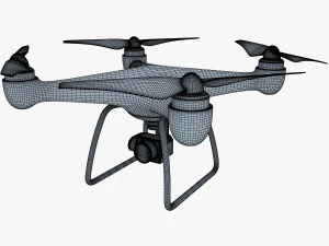 drone quadcopter v 1 3D Model