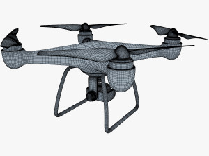 drone quadcopter v 1 Modelo 3D