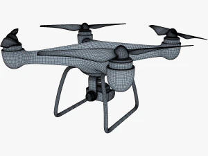 drone quadcopter v 1 3D Model