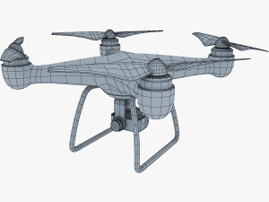 drone quadcopter v 1 Modelo 3D