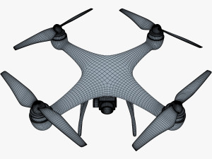 drone quadcopter v 1 Modelo 3D
