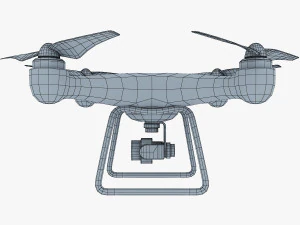 drone quadcopter v 1 3D Model
