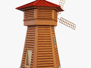 windmill v 1 3D 모델