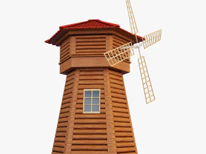 windmill v 1 3D Model
