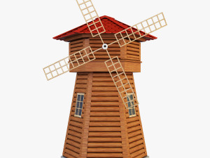 windmill v 1 3D 모델