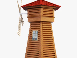 windmill v 1 3D Model