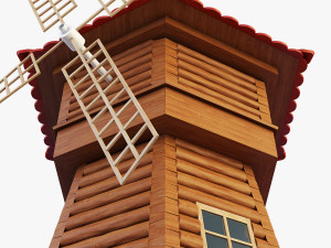windmill v 1 3D 모델