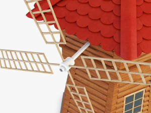 windmill v 1 3D 모델