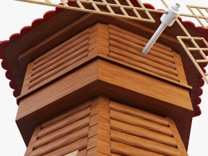 windmill v 1 3D 모델