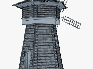windmill v 1 3D 모델