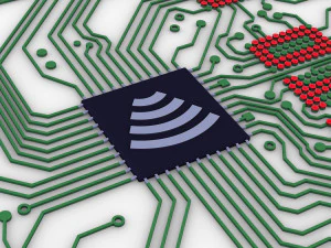 electronic circuit bank card v 1 3D Model