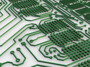 electronic circuit bank card v 1 3D Модель