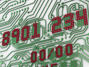 electronic circuit bank card v 1 3D Модель