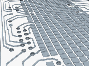 electronic circuit bank card v 1 3D Модель