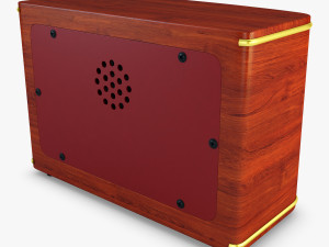 retro radio auna belle 3D Model