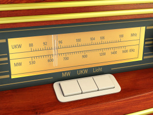 retro radio auna belle 3D Model
