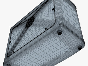 retro radio auna belle 3D Model