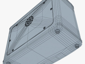 retro radio auna belle 3D Model