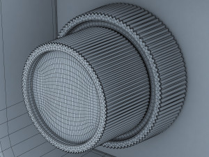 retro radio auna belle 3D Model