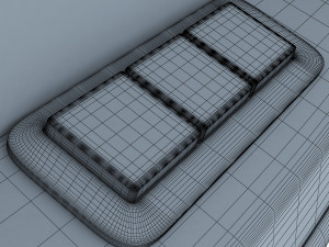 retro radio auna belle 3D Model