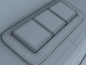 retro radio auna belle 3D Model