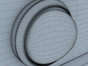 retro radio auna belle 3D Model