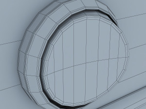 retro radio auna belle 3D Model