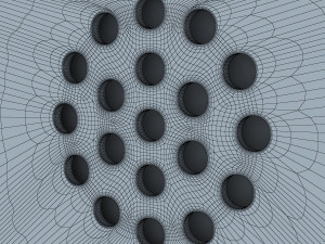 retro radio auna belle 3D Model