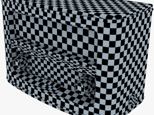 retro radio auna belle 3D Model