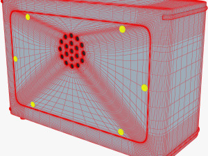 retro radio auna belle 3D Model