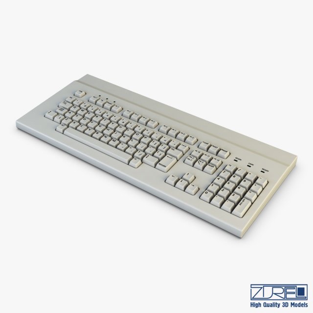 keyboard v 1 3D 모델 .c4d .max .obj .3ds .fbx .stl .blend 